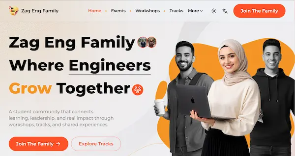 Zag-Eng Family Dashboard View